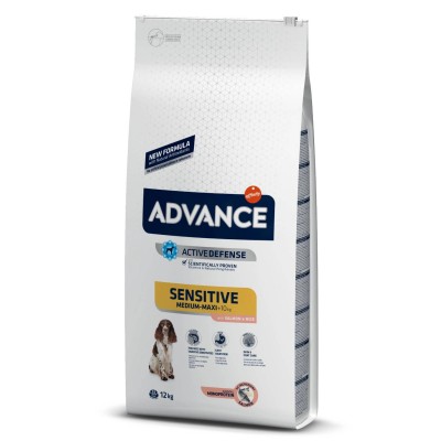 Advance Medium/Maxi Adult Sensitive Salmão & Arroz