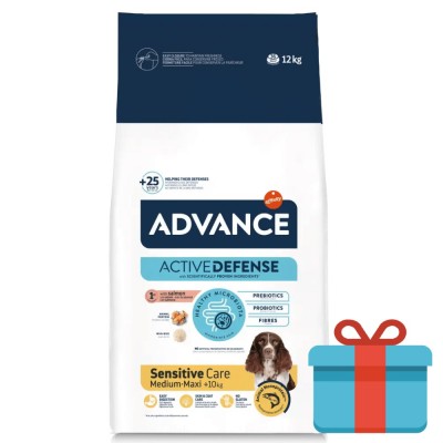 Advance Dog Medium/Maxi Adult Sensitive Care Salmão & Arroz