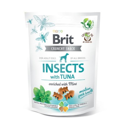Brit Crunchy Snack Insectos com atum