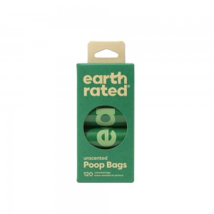 Earth Rated Poopbag recargas 120 sacos SEM ODOR