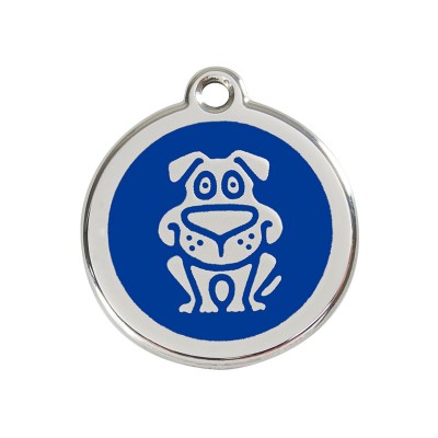 Red Dingo Medalha Cão azul