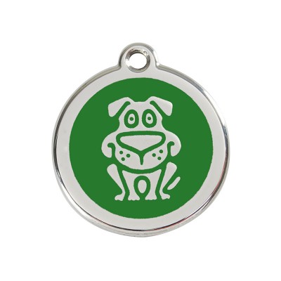 Red Dingo Medalha Cão verde