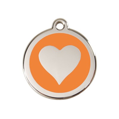 Red Dingo Medalha Coração laranja