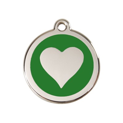 Red Dingo Medalha Coração verde