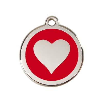 Red Dingo Medalha Coração vermelha