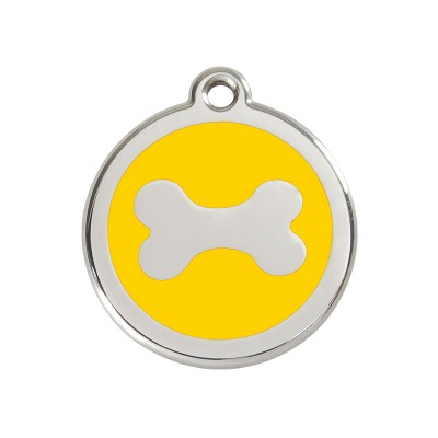 Red Dingo Medalha Osso Simples amarela